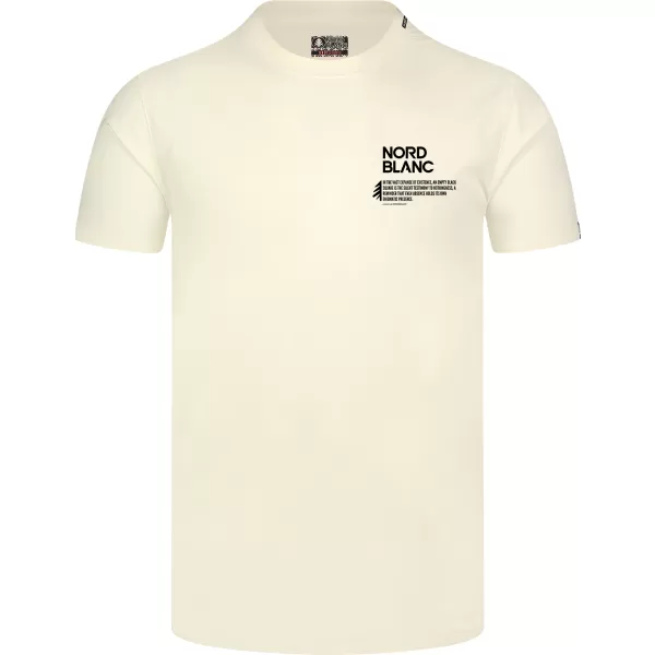  Tricou pentru bărbați NORDBLANC NOTHINGNESS NBSMT8150 ALB 