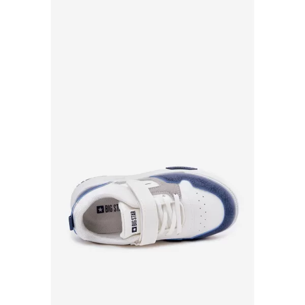  Pantofi copii BIG STAR RR374052 ALB/ALBASTRU Pantofi Big Star 
