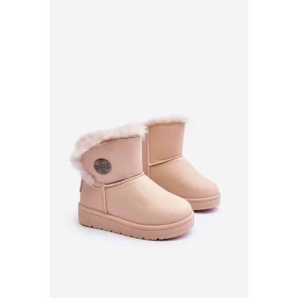  Pantofi de iarna copii BIG STAR MM374084 BEI Pantofi Big Star 