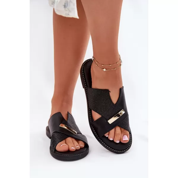  Papuci de damă VINCEZA 17385 NEGRU 