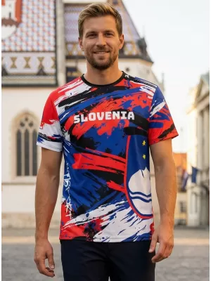 Tricou premium pentru bărbați ALTISPORT VOJ/ALM036SI/TR01 DUNGI