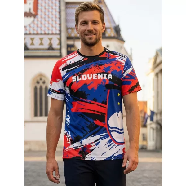 Tricou premium pentru bărbați ALTISPORT VOJ/ALM036SI/TR01 DUNGI 