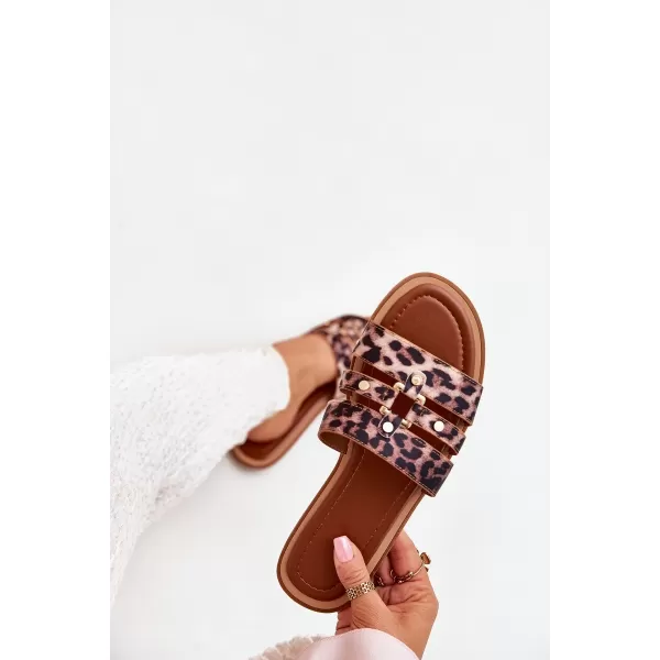  Papuci de damă BOTO NOROTI 37941 LEOPARD 