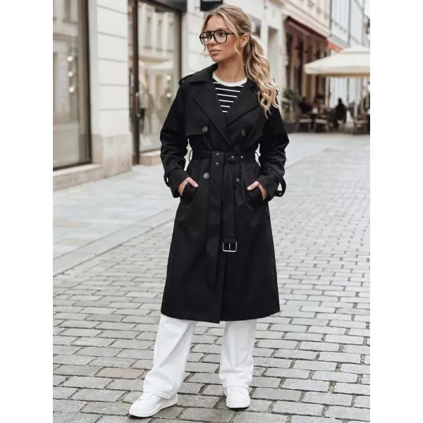  Palton de damă DSTREET TY5354 NEGRU 