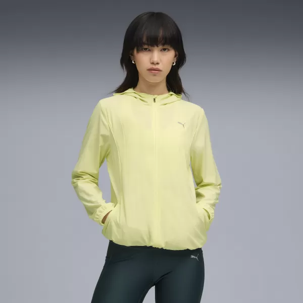 Geaca de dama PUMA RUN VELOCITY WOVEN JACKET W 526584-35 LUNA DE AUR 