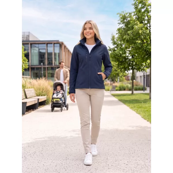  Jachetă softshell pentru femei ALTISPORT NoPrint NP/ALW945 ALBASTRU MARIN 