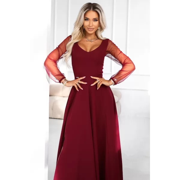  Rochie NUMOCO 640-1 BURGUNDIA 