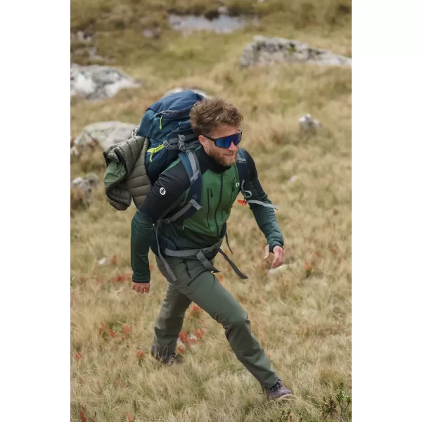  Hanorac powerfleece pentru bărbați NORDBLANC GROAN NBWFM8282 VERDE ÎNCHIS 