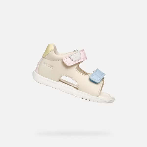  Sandale pentru fete GEOX SANDAL MACCHIA B254WA08502C1M2M BEJ 