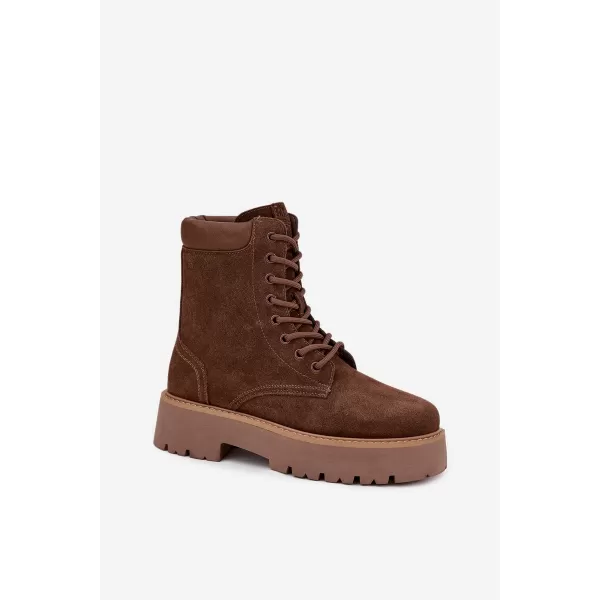  Pantofi dama BIG STAR SS274792 MARO/BEJ Pantofi Big Star 