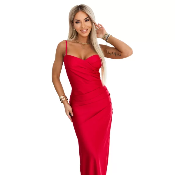  Rochie NUMOCO 647-3 ROŞU 