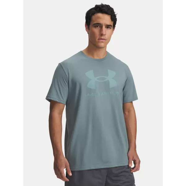  Tricou pentru bărbați UNDER ARMOUR UA SPORTSTYLE LOGO UPDATE SS 1382911-587 ALBASTRU 