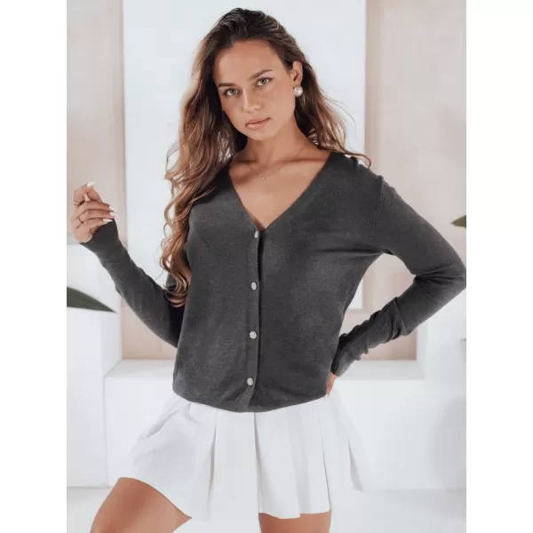  Pulover de dama DSTREET MY2498 GRI ÎNCHIS 