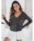 Pulover de dama DSTREET MY2498 GRI ÎNCHIS