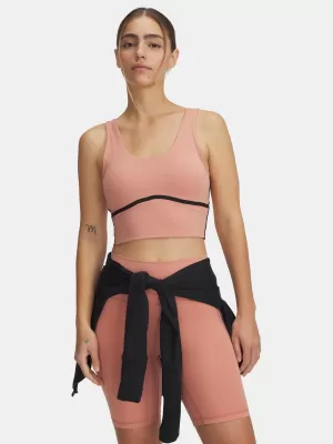 Maieu de damă UNDER ARMOUR MERIDIAN PIPED CROP TANK 6003529-696 ROZ