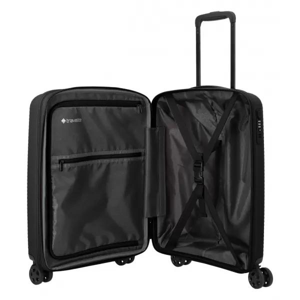  Valiză TRAVELITE AIR STRIPE 4W S EXP NEGRU 