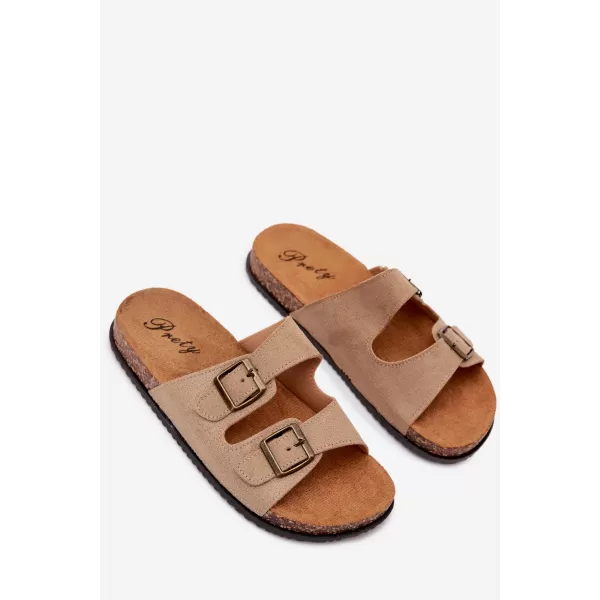  Papuci pentru bărbați BOTO 56302-11 KAKI 