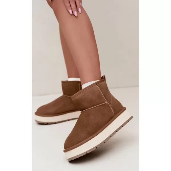  Pantofi de dama BIG STAR SHOES UU274692 MARO/BEJ 