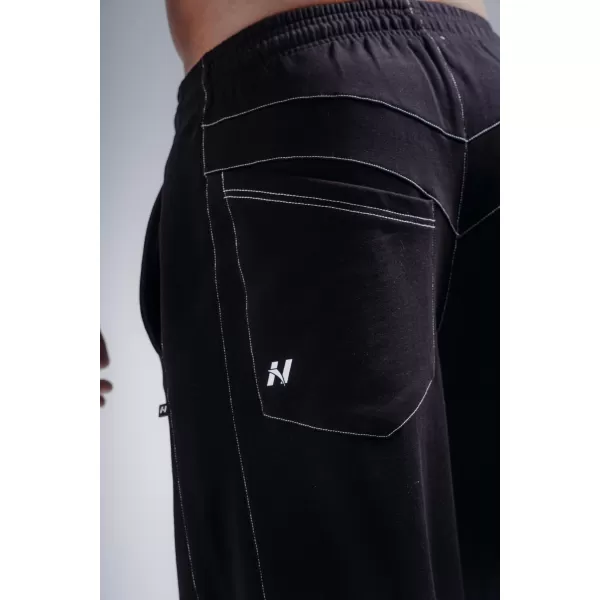  Pantaloni de trening largi NEBBIA PRIMAL 879 NEGRU 