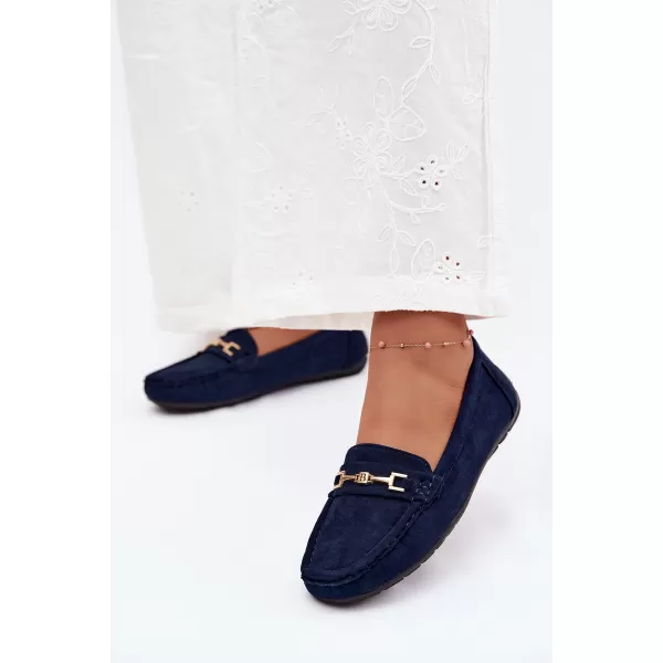  Mocasini de dama BOTO FT247 ALBASTRU MARIN 