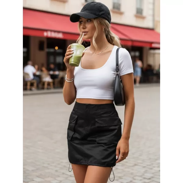  Fusta de dama DSTREET CY0437 NEGRU 