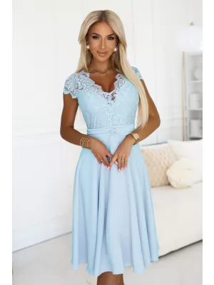 Rochie NUMOCO 381-8 ALBASTRU AZUR