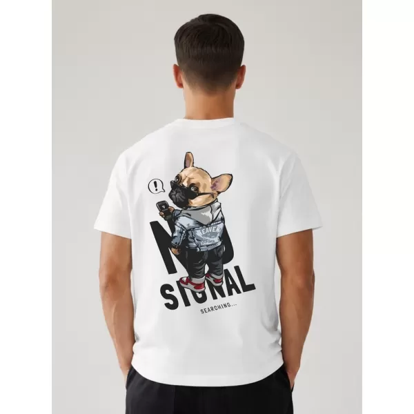  Tricou pentru bărbați DSTREET NX4009R-WH-O ALB 