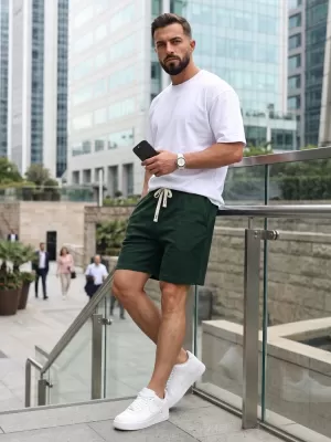 Pantaloni scurți pentru bărbați DSTREET SX2634 VERDE