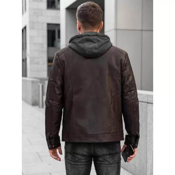  Jachetă pentru bărbați DSTREET TX5146 MARO 