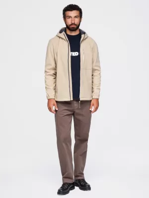Jachetă softshell pentru bărbați OMBRE OM-JANP-0292 NISIP
