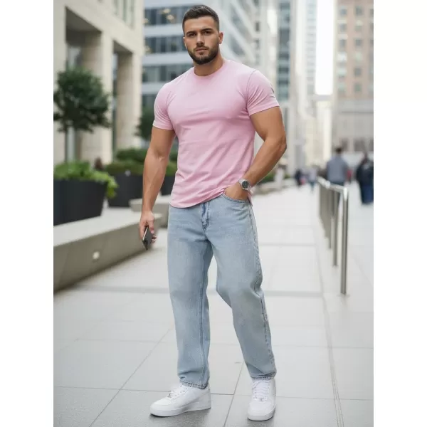  Tricou pentru bărbați DSTREET RX5690 ROZ 
