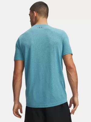 Tricou pentru bărbați UNDER ARMOUR VANISH SEAMLESS NOVELTY SS 6010603-425 ALBASTRU