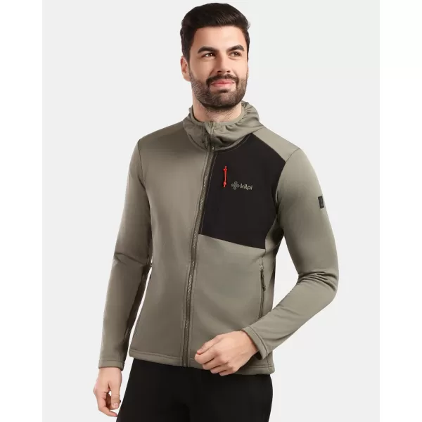  Hanorac pentru bărbați din fleece KILPI SEVELEN-M 1M0202KI VERDE 