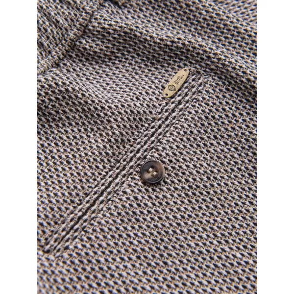  Pantaloni scurți pentru bărbați OMBRE OM-SRCS-0189 MELANGE MARO 