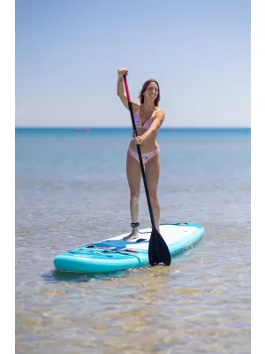 Placă cu vâsle AQUA MARINA Breeze 910 COPAC DE ARGINT