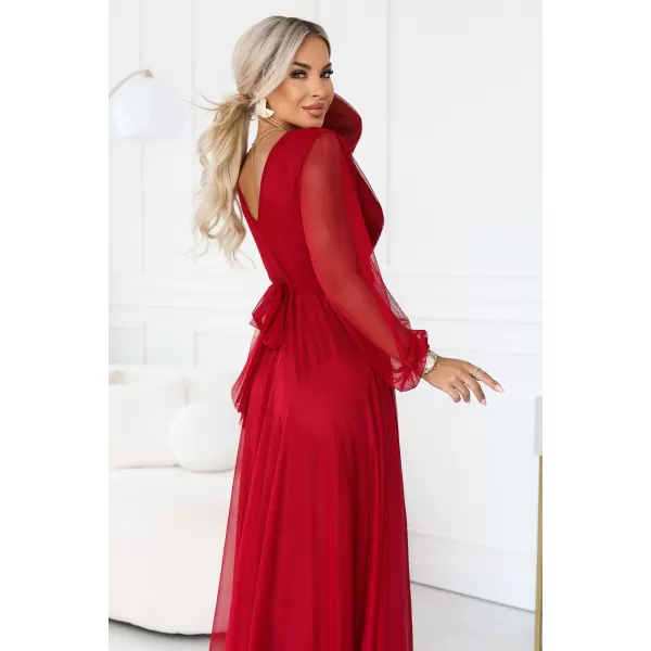  Rochie NUMOCO NERISSA 684-1 VISINIU DESCHIS 