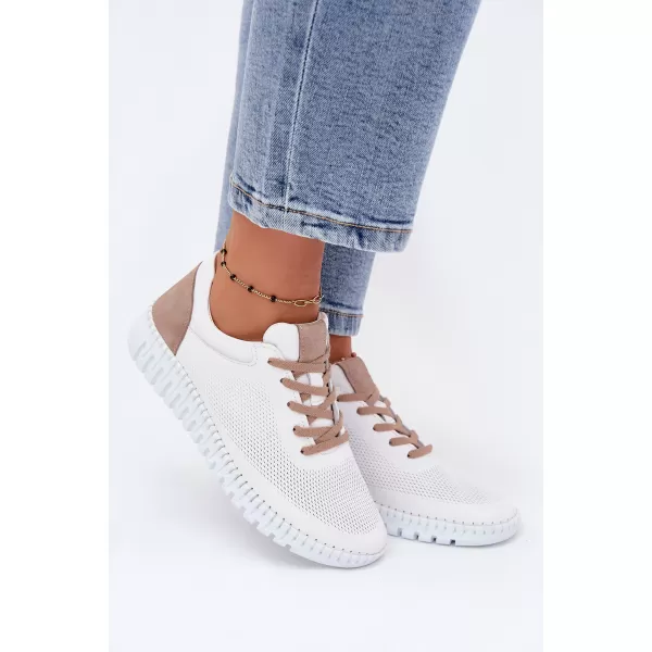  Botine de dama ARTIKER 58C3083 ALB/MARO 