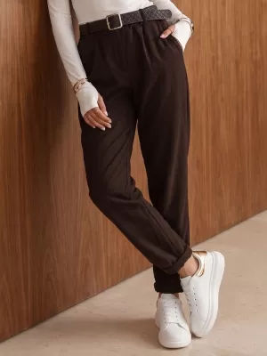 Pantaloni de dama DSTREET 1 UY3189 MARO