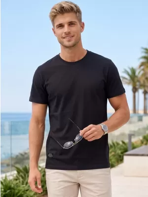 Tricou pentru bărbați ALTISPORT NP/ALMST20001 OPAL NEGRU