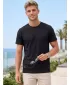 Tricou pentru bărbați ALTISPORT NP/ALMST20001 OPAL NEGRU