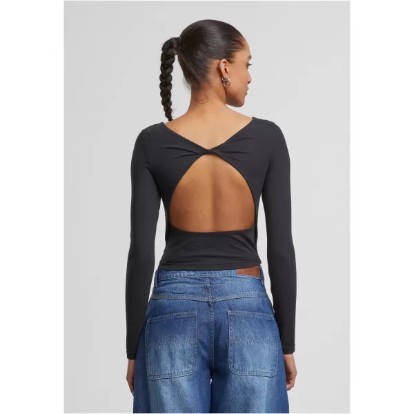  Tricou de damă URBAN CLASSICS TB7721 NEGRU 