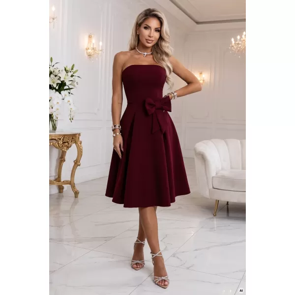  Rochie NUMOCO 692-3 CLARET 