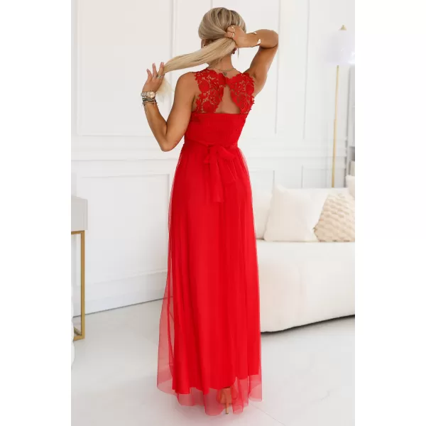  Rochie NUMOCO 672-5 ROŞU 