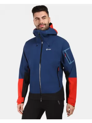 Jachetă hardshell pentru bărbați KILPI MAMBA-M 1M0101KI ALBASTRU ÎNCHIS
