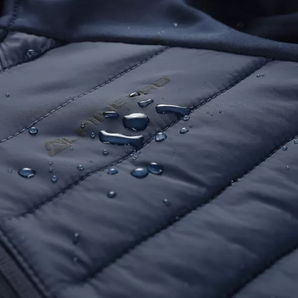  Hanorac pentru copii ALPINE PRO NORNO OCEAN LUMINAT DE LUNĂ 