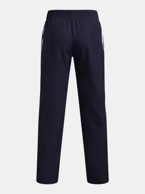 Pantaloni pentru băieți UNDER ARMOUR UA B RIVAL WVN PANT 1390155-410 ALBASTRU