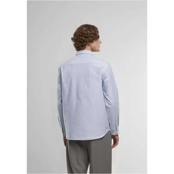  Cămașă pentru bărbați URBAN CLASSICS TB8094 ALBASTRU DESCHIS LA ORIZONT 