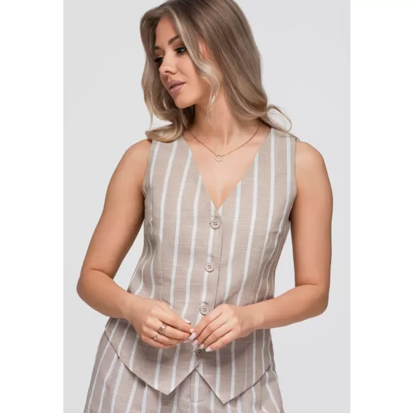  Palton de damă OMBRE OW-VE-E0008 BEJ 