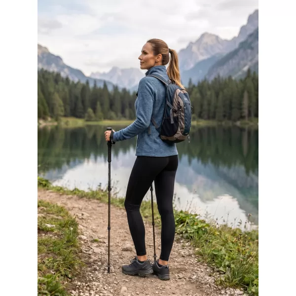  Hanorac de damă din micro polar MALFINI FACTOR 853 EVIDENȚIERI DE DENIM ÎNCHIS LA CULOARE 