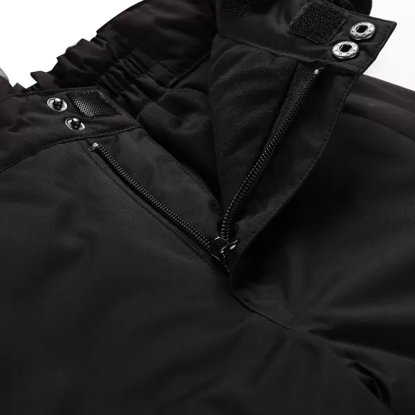  Pantaloni de schi pentru copii ALPINE PRO EDESO 3 NEGRU 